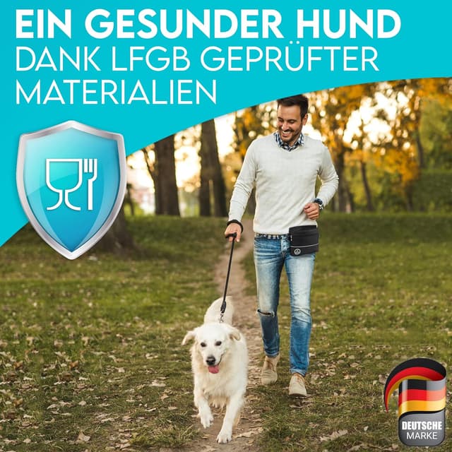 Detalle 2 de HUND IST KÖNIG Leckerlietasche