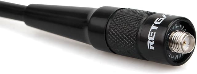 Detalle de Retevis RHD701 antenna ricetrasmittente VHF/UHF doppia banda SMA-F (2 pezzi) per walkie talkie