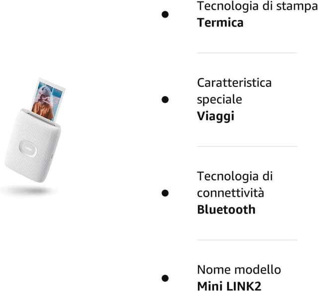 Detalle 1 de instax Mini LINK2 Clay White — impresora para teléfonos