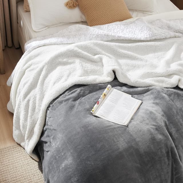 Detalle 2 de BEDSURE Kuscheldecke 220x240 cm 🛋