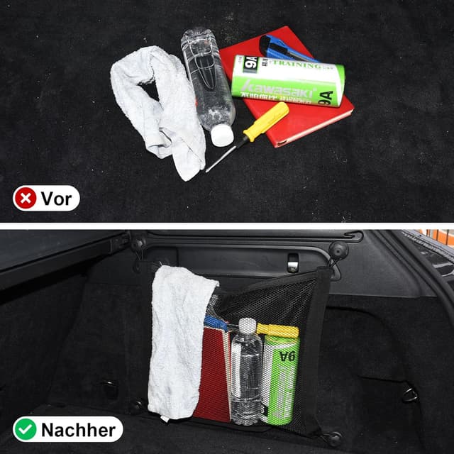 Detalle 2 de VEHIRIE Unelastisch Aufbewahrungsnetz 40 x 35 cm