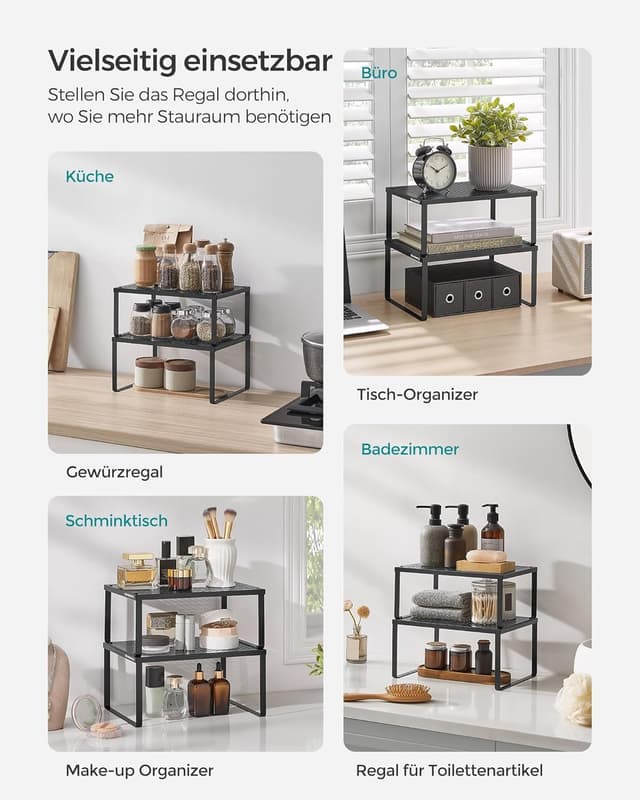 Thumbnail 4 de SONGMICS Gewürzregal 4er Set