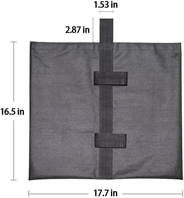 Detalle de Set di 4 sacchi di sabbia RIOGOO (11,3–13,6 kg ciascuno) per tendine pop-up e tende zavorrate