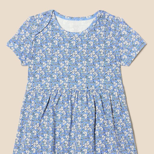 Detalle de Baby Mädchen Kurzarmkleid im 3er-Pack