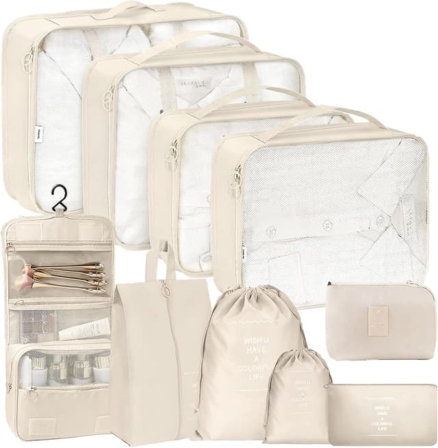 Thumbnail 6 de SINZUX 10-teiliges Koffer-Organizer-Set Grau – Packing Cubes & Reise-Organizer für Koffer, Rucksack & Handgepäck