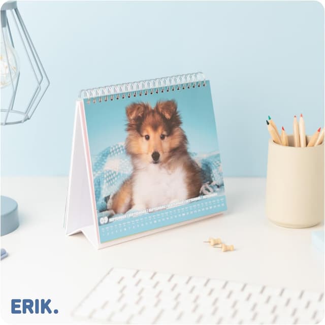 Thumbnail 5 de Grupo Erik Calendario sobremesa 2026 Perros 19,5×16,5 cm 🗓