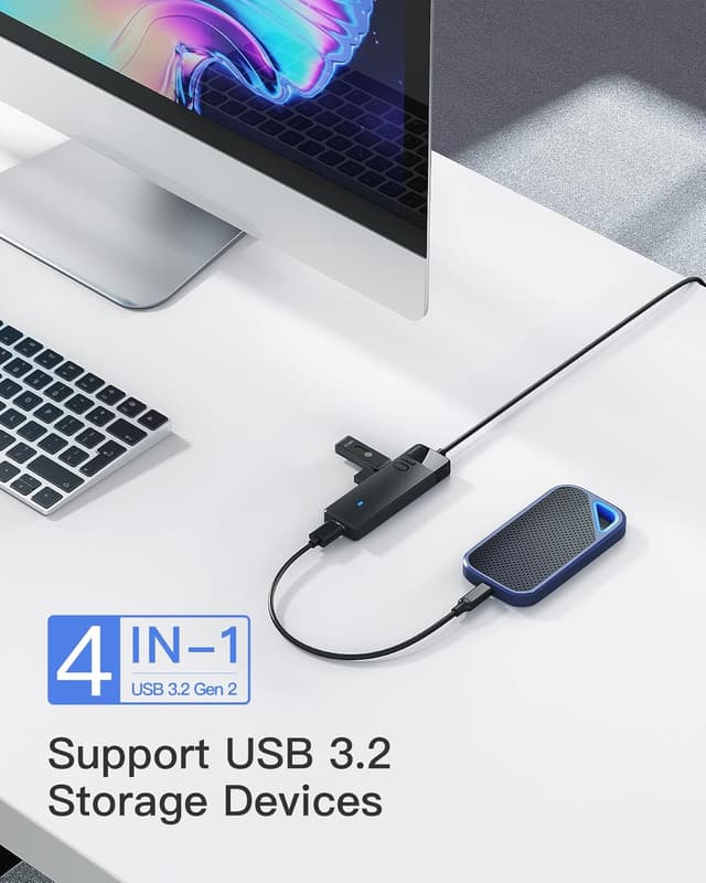 Thumbnail 4 de Inateck USB Hub 100 cm, USB 3.2 Gen 2