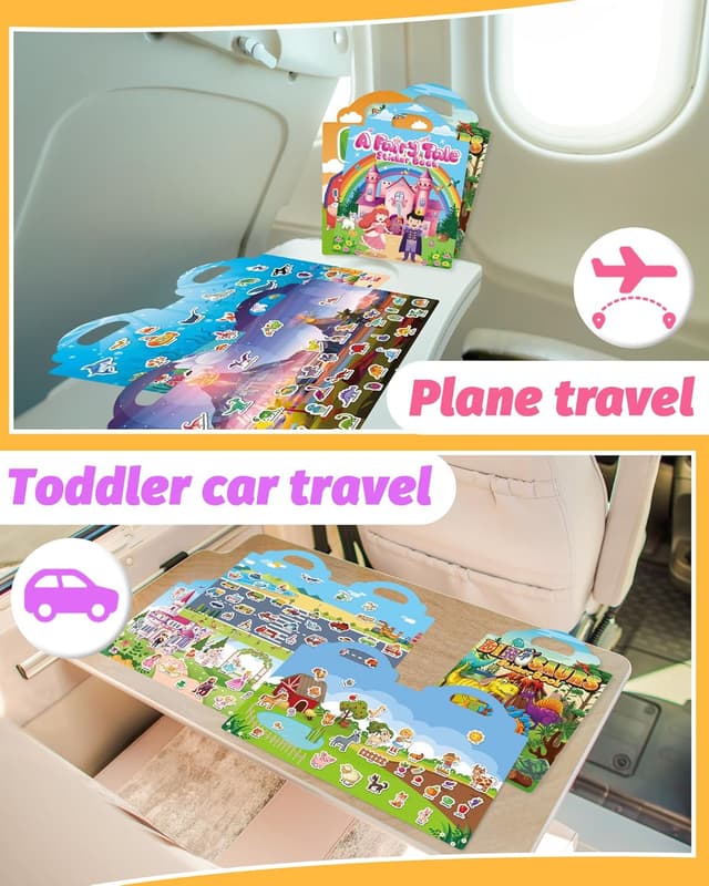 Thumbnail 1 de Walenced Reusable Sticker Book for Toddlers 🎨