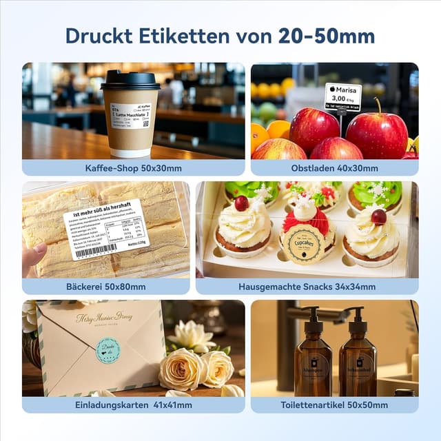 Thumbnail 3 de NIIMBOT B1 Etikettendrucker mit wasserdichtem Aufkleber ⚙