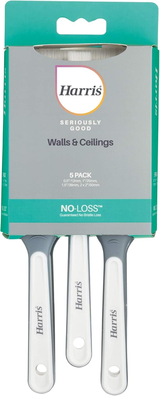 Detalle de Harris Seriously Good Paintbrush Set (5-Piece) – 0.5, 1, 1.5 and 2 inch Brushes