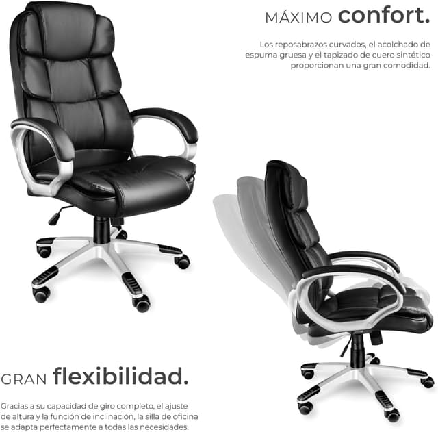 Thumbnail 4 de tectake® Silla de Oficina Ergonómica 150 kg