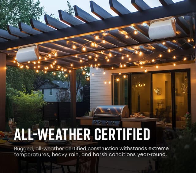 Detalle 2 de Polk Audio Atrium 5 2-Way Outdoor Speakers (Pair) in Black with Speed-Lock Mounting