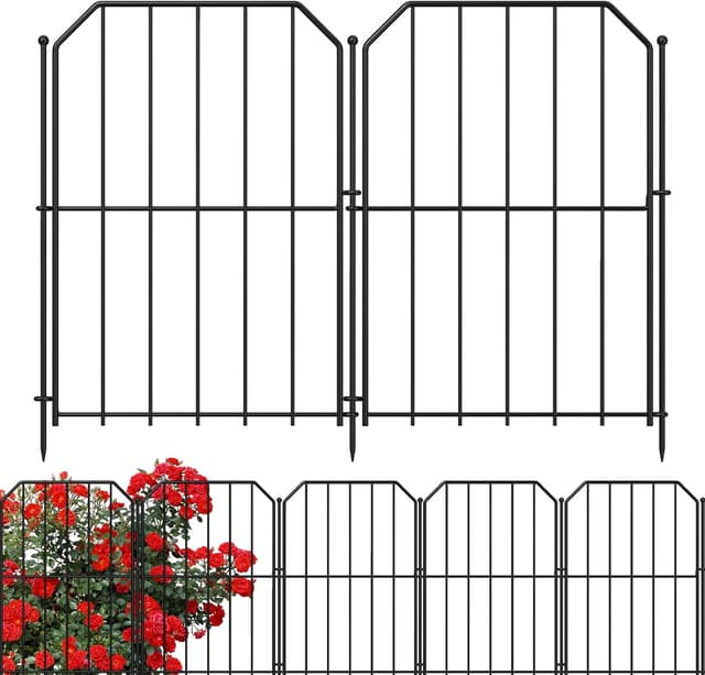 Detalle de Yeabett Gartenzaun 25 Stück 31×41 cm