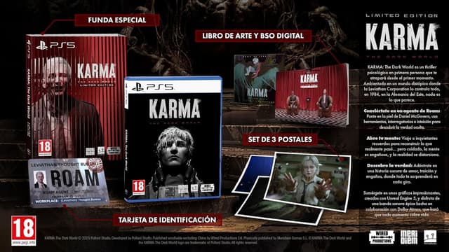 Detalle 1 de KARMA The Dark World PS5 videojuego edición limitada