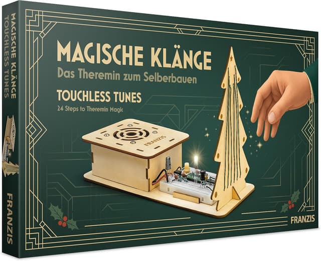 Detalle de FRANZIS 67242 „Magische Klänge“: Theremin-Bausatz zum Berührungslosen Musizieren
