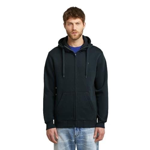 Detalle de G-STAR Premium Core Hooded Zip Sweater XXL sudadera azul