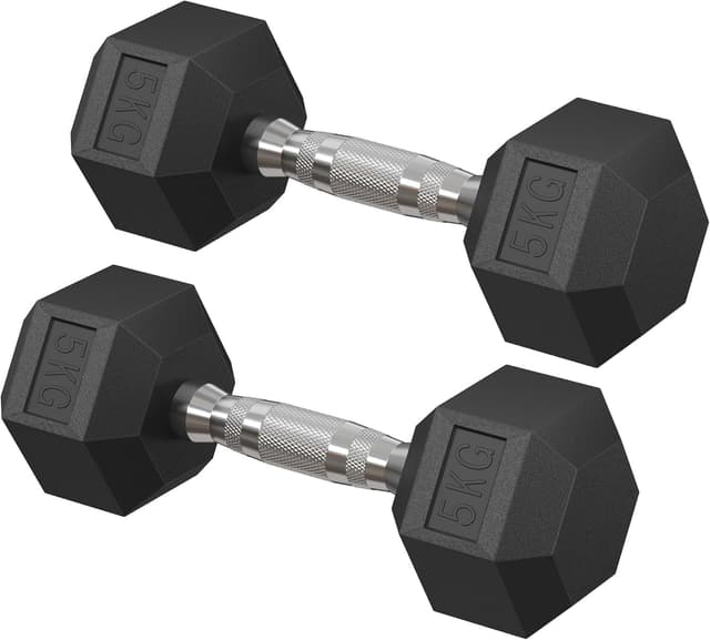 Imagen de SONGMICS Ensemble de 2 haltères hexagonaux pour musculation 🏋 en OfertitasTOP