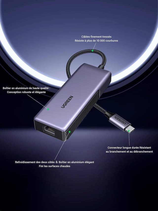 Thumbnail 6 de UGREEN 5Gbps Adaptateur USB C Ethernet