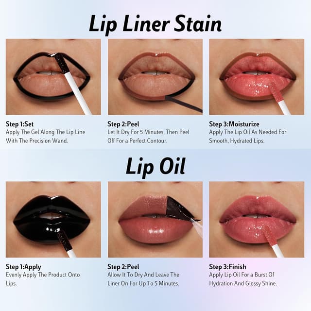 Thumbnail 4 de KIMUSE Lip Stain Peel Off Set 2 en 1