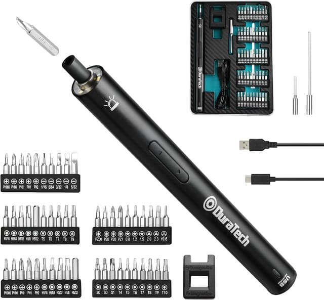 Imagen de DURATECH Destornillador Eléctrico Precisión 55 piezas en OfertitasTOP