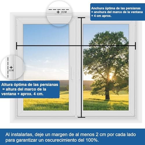 Thumbnail 7 de BKSAI Estor Opaco Magnético para Ventana 400x145cm 🛡