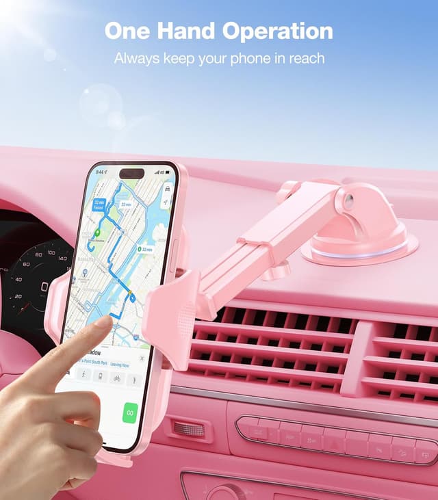 Thumbnail 5 de VICSEED Pink Car Phone Holder 7.3"