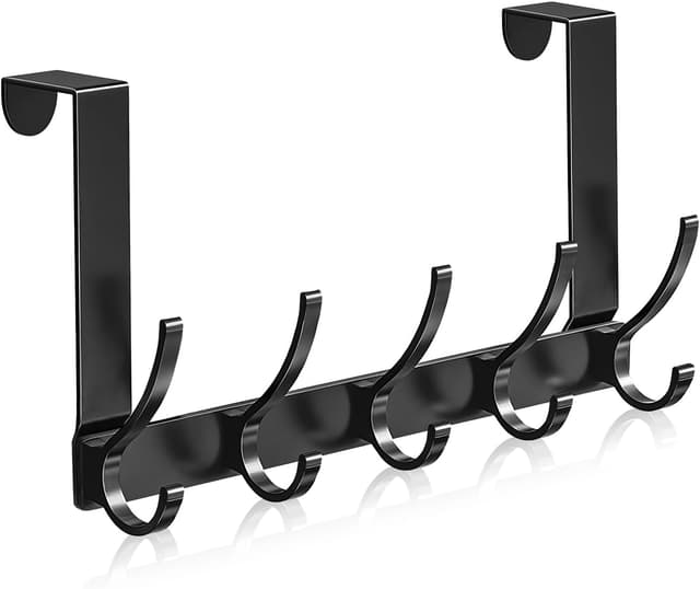 Detalle de Over Door Hooks stainless steel 5 hooks