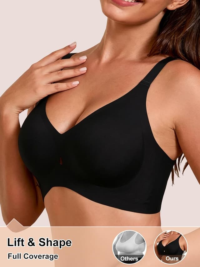 Detalle 2 de COCOMARTS Jelly Bras Wireless Push Up Bra
