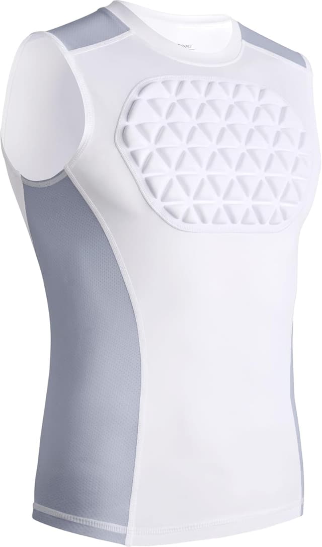 Detalle de Legendfit Youth Baseball Chest Protector Padded Compression Shirt for Softball, Football & More