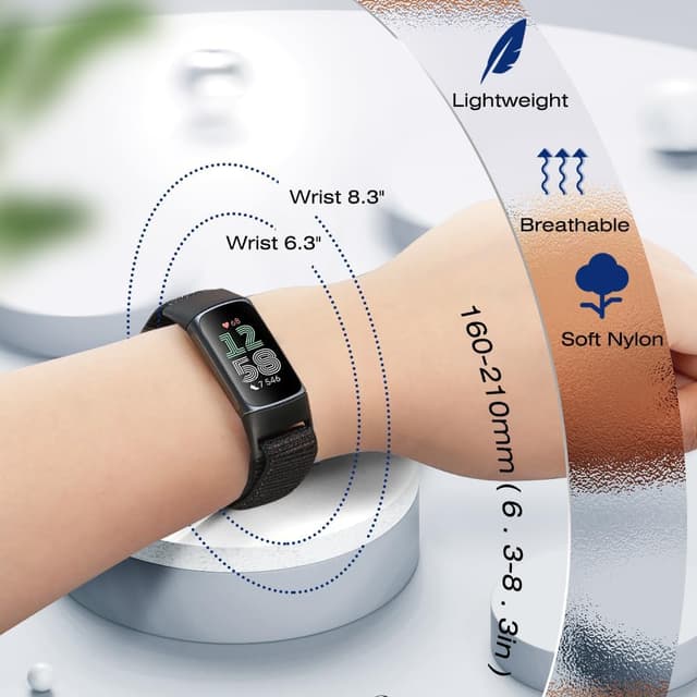 Detalle 2 de Fitbit Charge 6 nylon sport strap