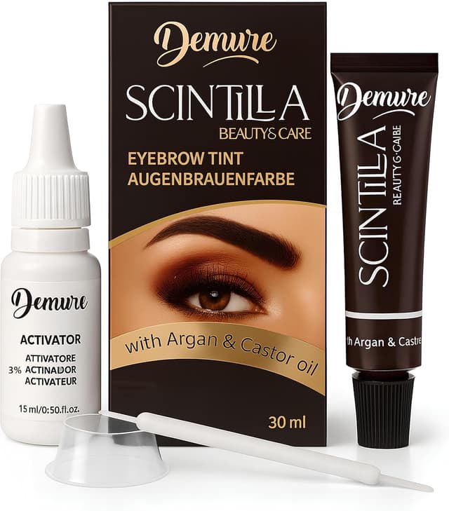 Imagen de DEMURE Kit de Tinte para Cejas 3.0 Castaño Oscuro en OfertitasTOP