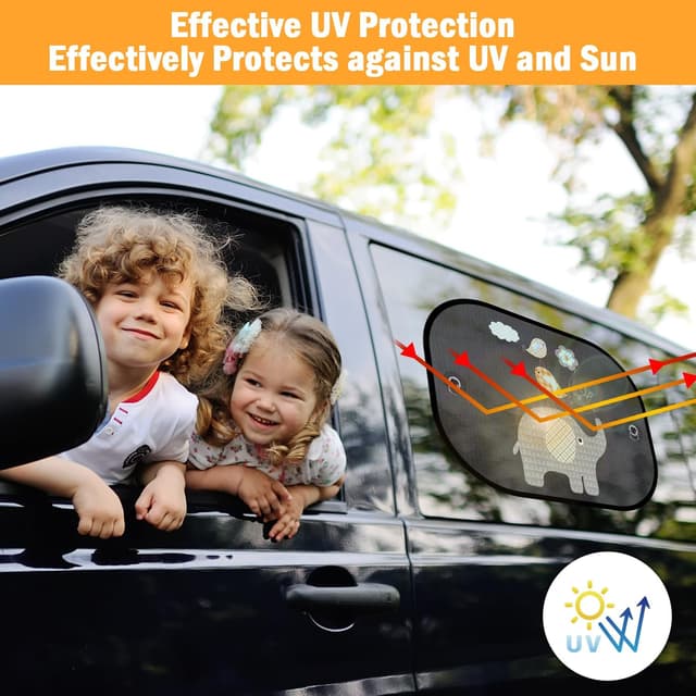 Thumbnail 2 de Asstikoo Car Window Shades 45x35.5cm