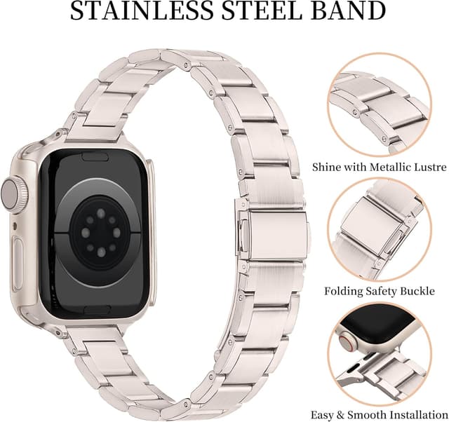 Detalle 2 de G-ficu Slim Metal Watch Strap 14mm