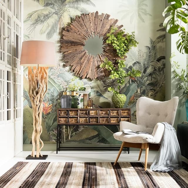 Detalle 2 de KARE Design Nature Straight lámpara de pie 171 cm