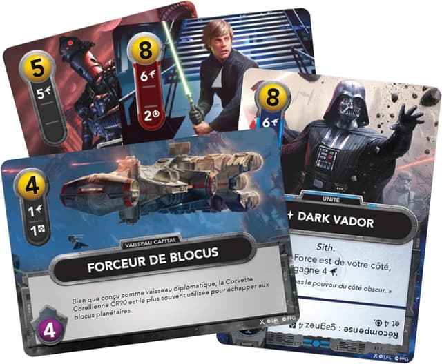 Detalle 2 de Star Wars : The Deck Building Game (Fantasy Flight Games) — Jeu de deckbuilding à 2 joueurs, dès 12 ans, environ 30 min