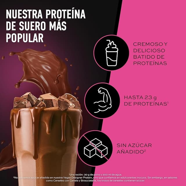 Thumbnail 6 de ESN Designer Whey Protein Vainilla 1 kg 🥛