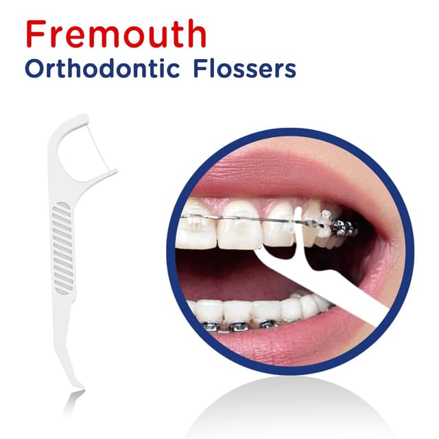 Detalle 2 de Fremouth Orthodontic Flossers for Braces 100