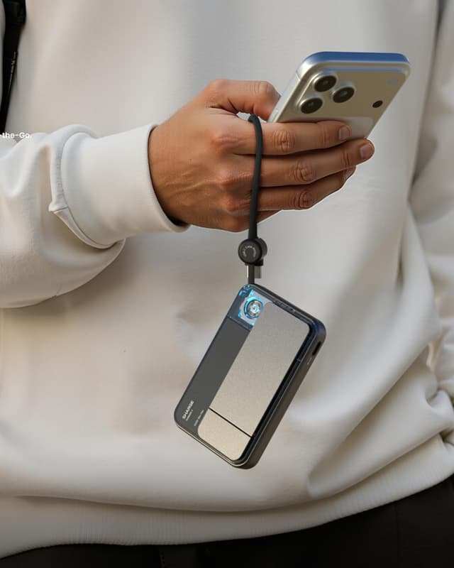 Thumbnail 6 de Sharge ICEMAG 3 Power Bank magnetico 10.000 mAh con Qi2.2 e ricarica wireless 25W (25W) e USB-C 35W