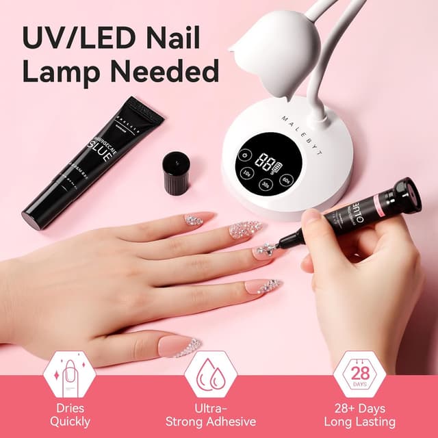 Thumbnail 6 de Makartt Nail Rhinestone Glue Set 15ml