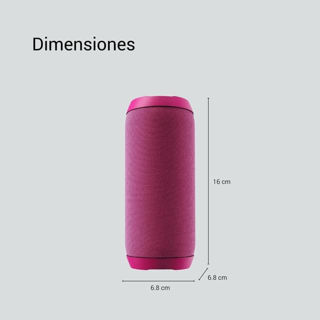 Detalle de Energy Sistem Urban Box 2 Altavoz Bluetooth TWS Magenta🎵