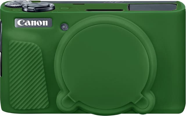 Detalle de Elonbo SX740 camera case in green