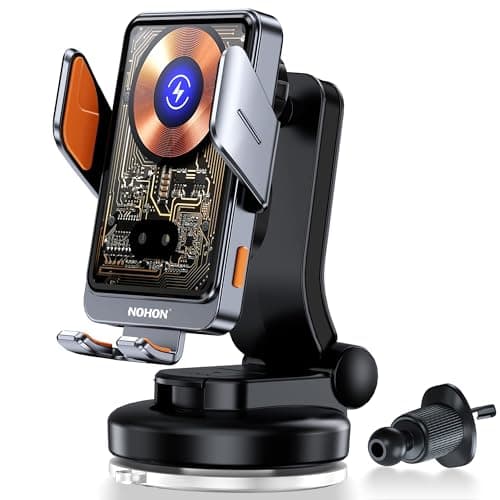 Thumbnail 8 de NOHON Qi Cargador Inalambrico Coche 🚗 Soporte Automático 15W