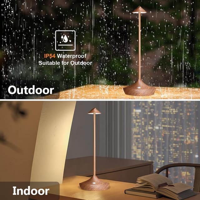 Detalle 2 de Lampe de chevet LED tactile sans fil 6000 mAh