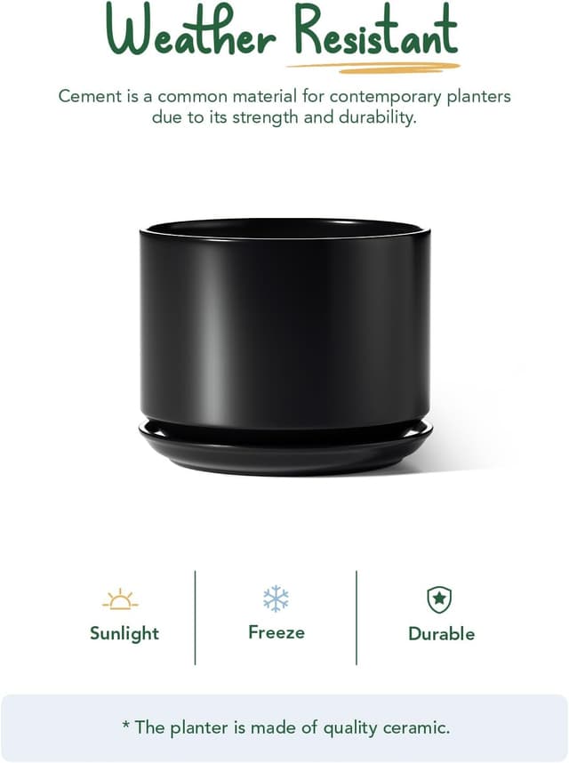 Thumbnail 4 de LE TAUCI 30 cm Plant Pot for Indoor Plants