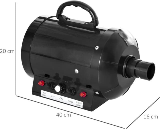 Thumbnail 5 de HOMCOM PawHut 2800 W sèche-poils professionnel