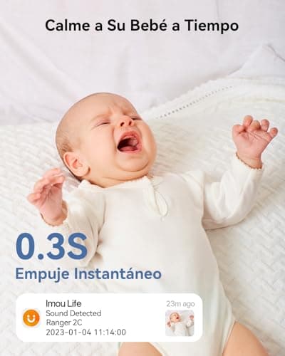 Detalle 2 de IMOU Cámara IP WiFi interior 2K (3MP) 360° con detección humana, sirena y audio bidireccional