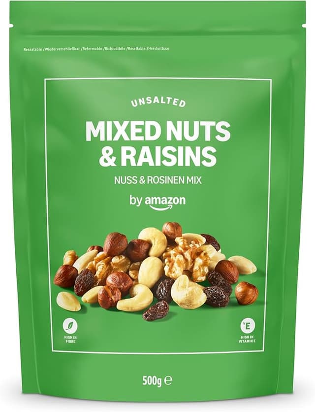 Imagen de By Amazon Frutos Secos y Uvas Pasas 500g 🍇🥜 en OfertitasTOP