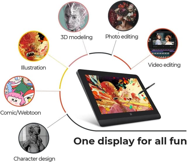 Detalle 2 de XPPen Artist Pro 14 (Gen 2) Graphics Drawing Tablet with 14-inch laminated display and X3 Pro stylus