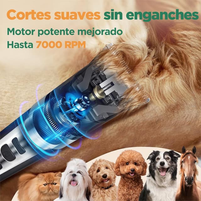 Thumbnail 1 de Gimars Gimars máquina cortar pelo perros 7000 rpm