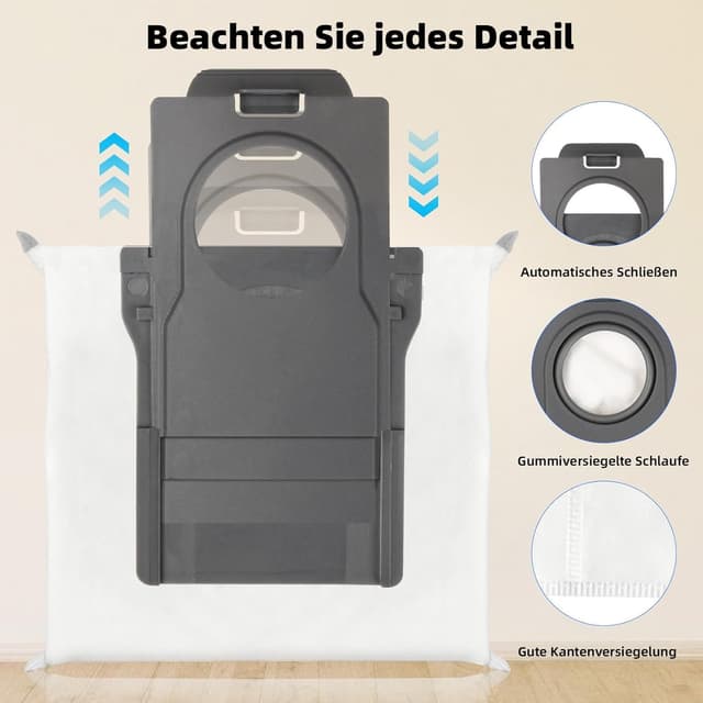 Thumbnail 5 de 10 Staubbeutel 3,2L fĂĽr Dreame Saugroboter đź§ą